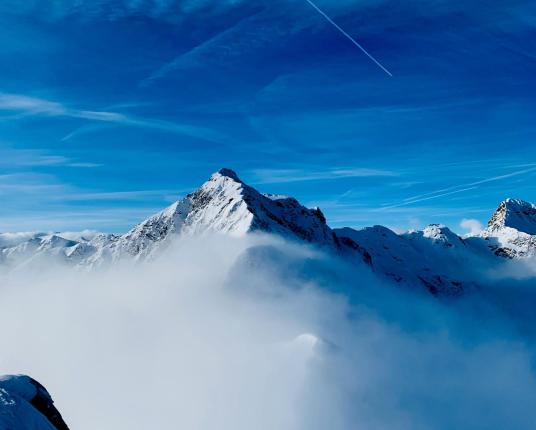 Die Hohe Kreuzspitze im Winter